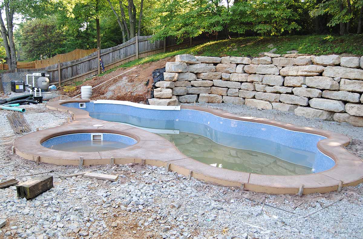 Hillside Pool With Slide 6